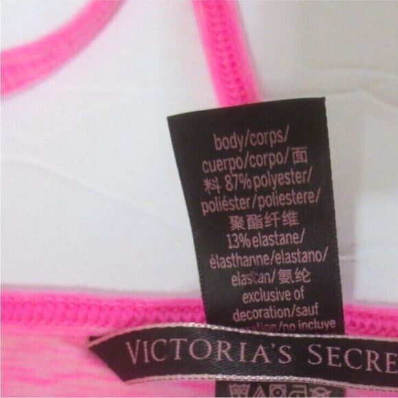 Victoria’s Secret Flow On Point Essential Atlet Pink Cropped Tank Top - Picture 10 of 10